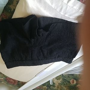 J crew black damask  shorts